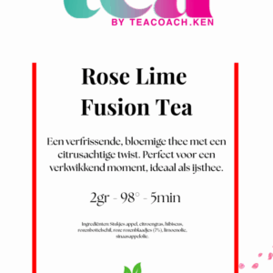 Rose Lime Fusion Tea